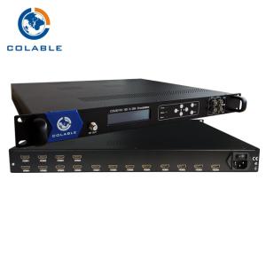 China 12 Channel HD Video Modulator HDMI To ISDB - T Encoder Modulator COL5011H on sale