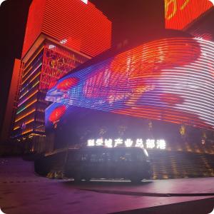 Underwater LED Point Lights String For Building Illuminated Decoration