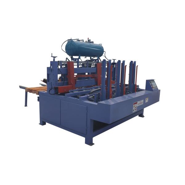 Buy Automation European Pallet Legs Nailing Machine Wood Pallet Foot Pier Automatic Nailing Machine at wholesale prices