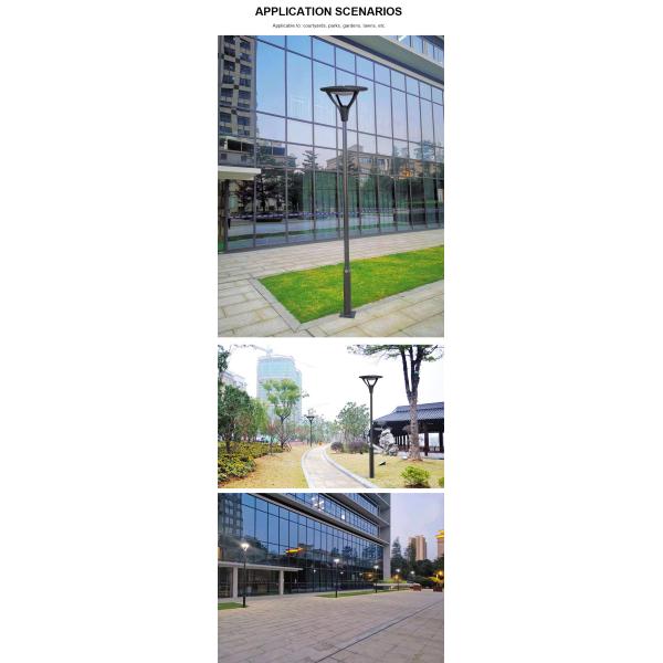 Waterproof Solar Lights Aluminum LED Outdoor Garden Lights 2700K 6500K CRI70