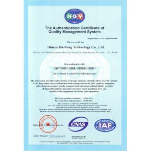 Hunan Jinzheng Technology Co., Ltd Certifications