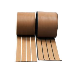 Flexiteek PVC Synthetic Teak Decking for Boat 5mm Thickness Online Technical