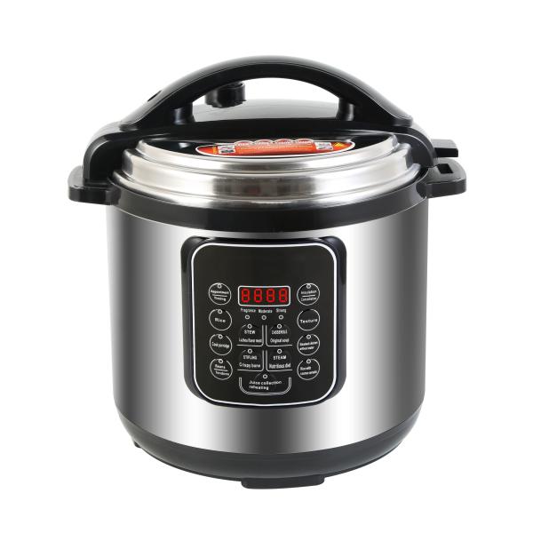 Buy LFGB 8 Quart Multifunction Pressure Cooker With Stainless Steel Pot at wholesale prices