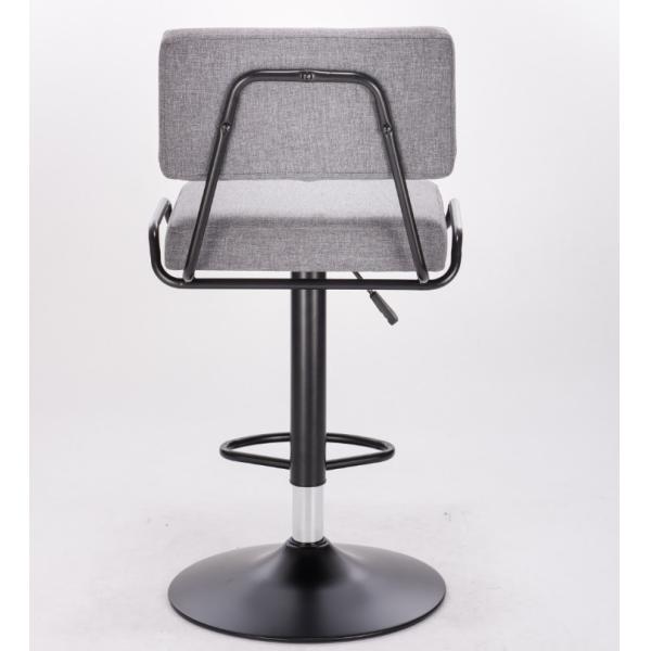 Adjustable Black Swivel Bar Stools With Backs Set Of 2 Upholstered Counter Stools 3 Minutes Quick Assembly