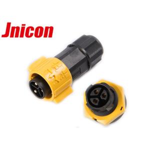 China 3 Pin IP67 Panel Mount Connector Corrosion Resistance With Electric Plug And Socket on sale