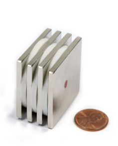 China Strong Powerful Neodymium Bar Magnets N52 Grade Square High Coercivity on sale