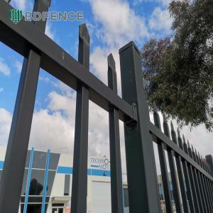Attractive Tubular Steel Fence Aesthetically Pleasing