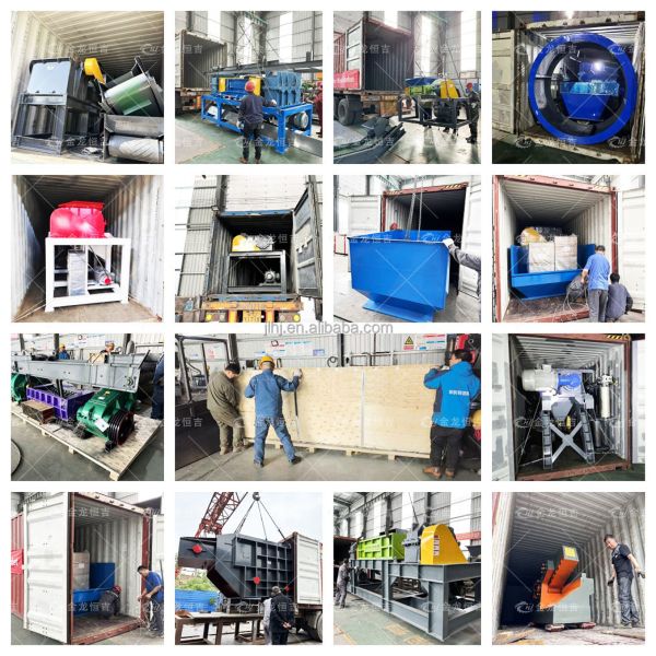 Industrial Grade Metal Shredder for Stainless Steel and Aluminum Alloy Processing Double Shaft Shredder