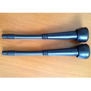 Black Rubber Teat Cup Liners For Milking Parlor / Milk Claw , FDA Approved