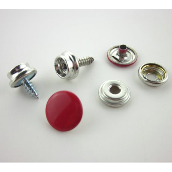 wholesale stainless steel /brass 2parts press stud metal open top big snap button