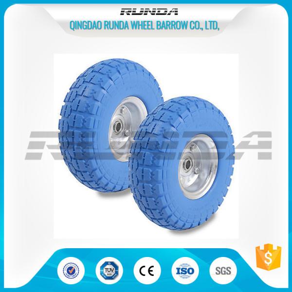 Buy Galvanized Color PU Foam Wheel Shock Proof Smooth Bearings 1.1mm Rim Thickness at wholesale prices
