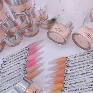 Custom Logo No Marble Nail Products Solid Color Acrylic Dipping Powder Acrylic