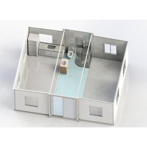 Quality Aluminum Window 20ft Expandable Container House Customization Modular Structure for sale