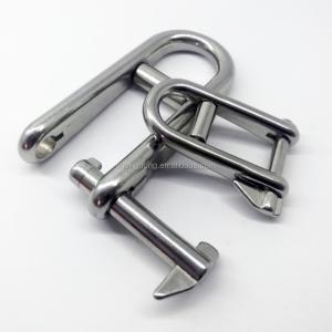 Marine Hardware Shade Rigging Sail Long D Shackle With Eye Screw Pin 316