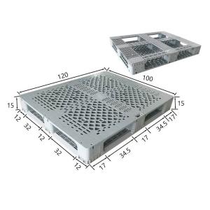 Heavy Duty Light Recycled Plastic Pallet Double Face