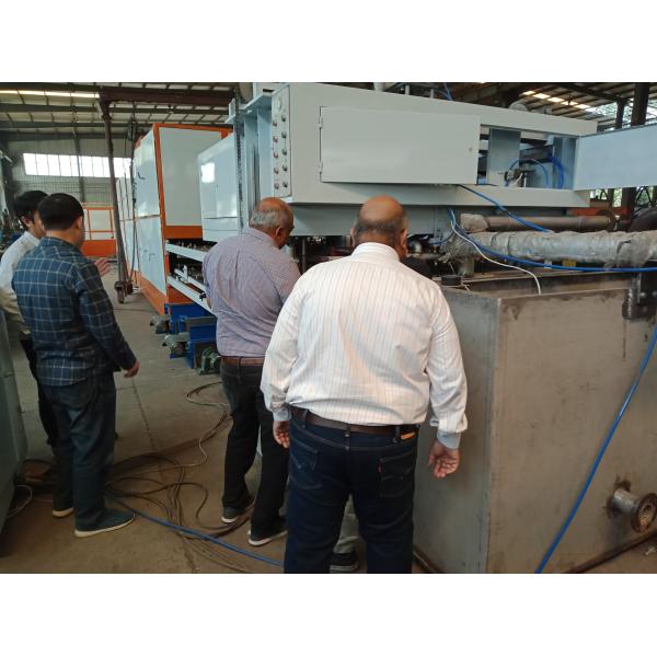 Egg Tray Forming Machine Small Capacity 2colors Aluminum Molds 75kg/H