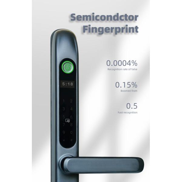 Anti Peep Fingerprint Smart Lock Durability Smart Home Door Lock