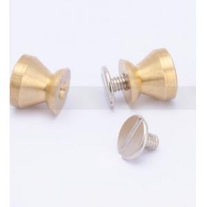 Leather Craft 12.5mm Head Screwback Button Stud flat