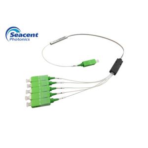 1x5 Branch Type Optical Plc Splitter , FTTH Systemplc Fiber Splitter