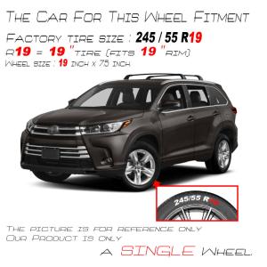 17" Replica Satin Wheels For 2014-2019 Toyota Highlander OE Style 75163