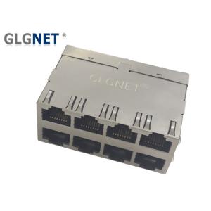 10G Magnetic EMI Spring 8 Port Rj45 Connector