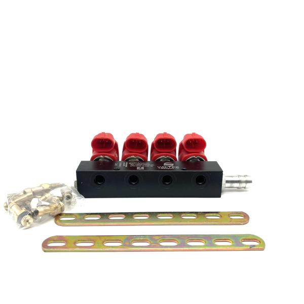 4 Cylinder LVTK04 LPG CNG Injector Rail For CNG / GPL Conversion Kits For All