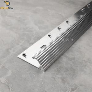 Bright Silver Surface Treatment Carpet Transition Strip Aluminum Carpet Edge