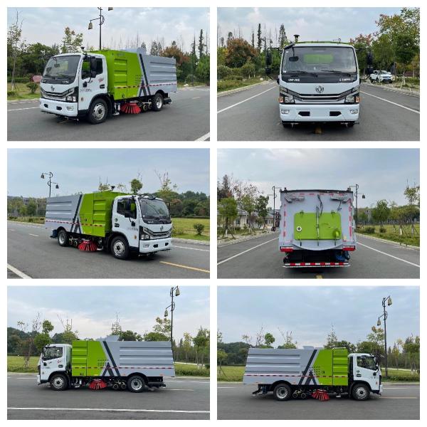 10 cbm Dongfeng 120hp Eu 5 Engine Street Clean Truck for High Pressure Road Jetter