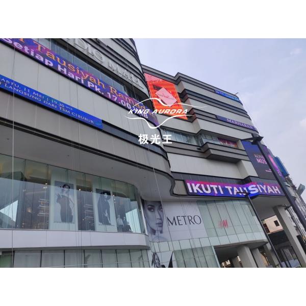 P10mm Outdoor mesh screen/led wall transparent led display /Medid Facade/billboard/billboard advertising/led display/led
