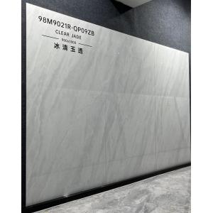 900x1800mm Grey Polished Glazed Porcelain Tile 0.5% W.A