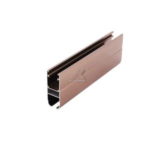 Track Sliding Aluminum Window Extrusion Profiles T8 PVDF Finish