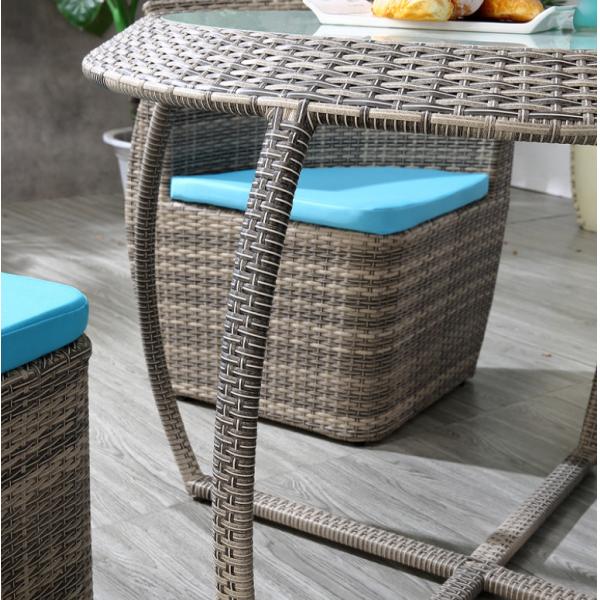 Dining Outdoor Rattan Bistro Table Set Relax Stylishly Comfortably Garden Bistro DL