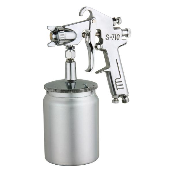 High Pressure 1.8mm Nozzle Suction Feed Nozzle Aluminum Cup Air Spray Paint Gun