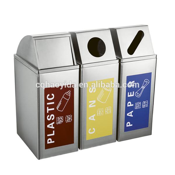45L Multi Compartment Trash Can