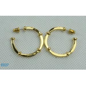 Quality Newest gold plated zirconia stud earring in 2012 for sale