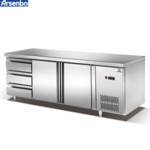Durable Multipurpose Under Worktop Fridge , 220W Commercial Fridge Undercounter