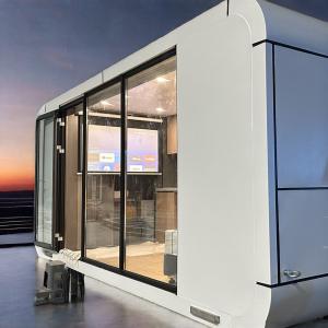 Prefab Popular Camping Pods Module Sandwich Panel Cabins Manufacturer Apple