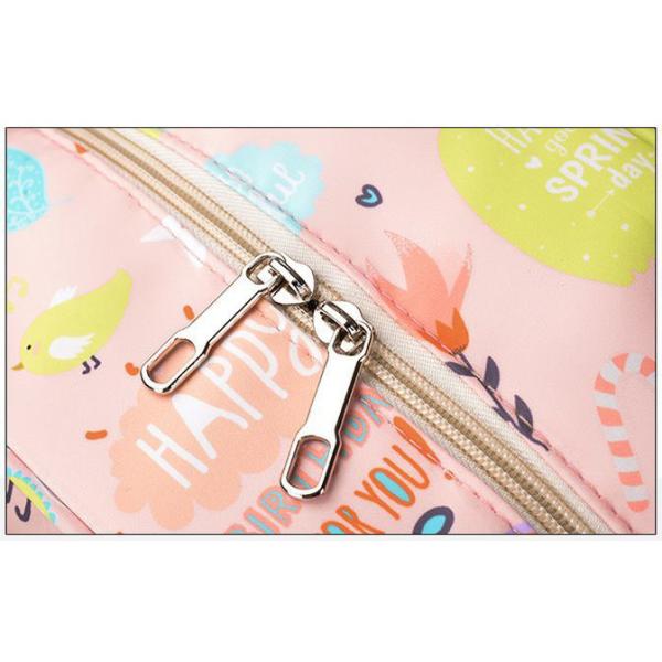 Animal Prints Polyester Rucksack Changing Travel Diaper Bags 27*15*42cm