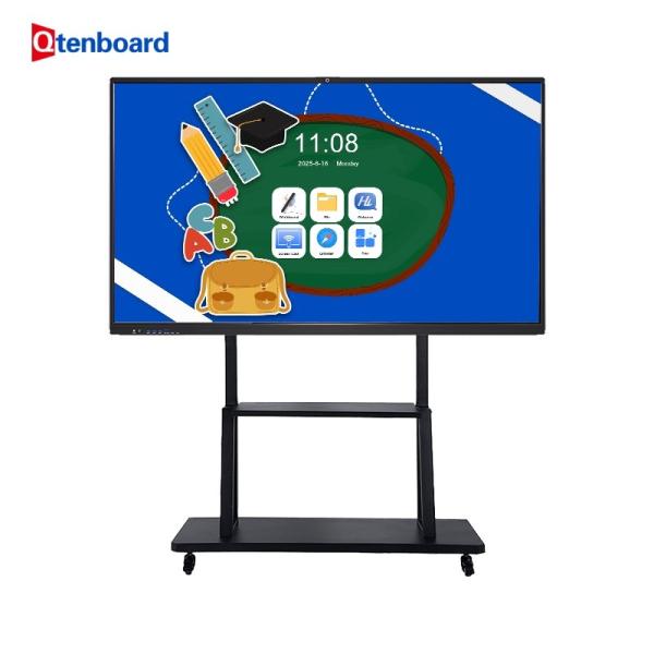 Buy Qtenboard Factory 98 Inch Interactive Smart Board Whiteboard  for Conference at wholesale prices