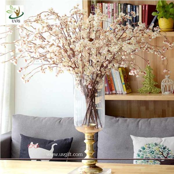 UVG CHR147 Unique wedding favors branch centerpieces in pink artificial cherry flowers for tables