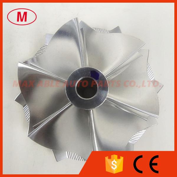 RHF5 40.66/52.50mm 6+6 blades turbocharger milling/aluminum 2618/billet compressor wheel