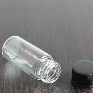 Glass Vials With Screw Caps, Small Liquid Sample Vial, Leak-Proof Vial (10ML,
