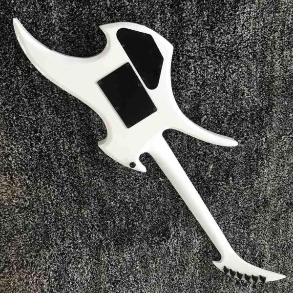 2020 New High Quality Floyd-Rose Irregular Shape Electric Guitar in White With Rosewood Fingerboard