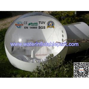 Single Layer PVC Inflatable Bubble Tent , Inflatable Igloo Tent