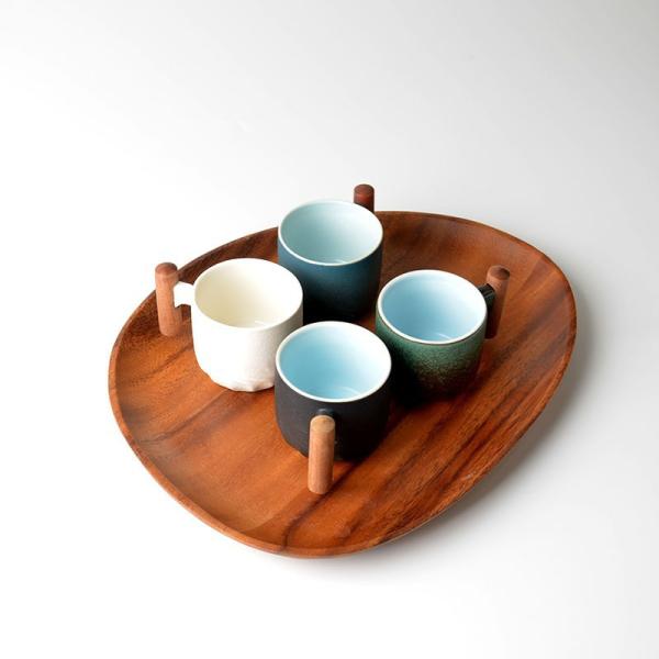 Drinkware Type Cups Saucers Japanese Delicate Ceramic Small Cup Set with Wooden Handle 500ml Capacity