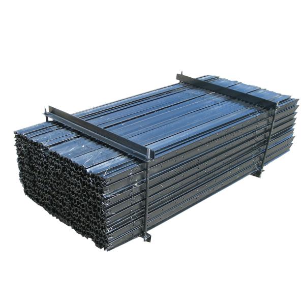 Black Painted Farm Metal Fence Post Hot Dipped Galvanized Star Picket Steel