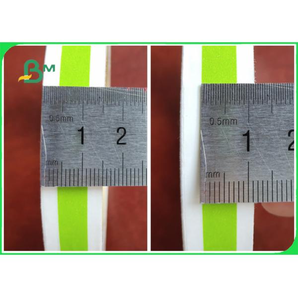 15mm Color Printed Food Grade White Straw Paper No Harm Eco - Friendly In Rolls