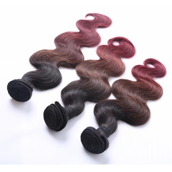 8-30 Inches 100% Human Hair Extension Ombre 3 Color Body Wave Brazilian Hair