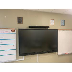 75 LED Interactive Boards 20 Touch Points With 0 GAP Smart Touch Whiteboard