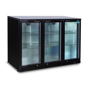 Triple Glass Door Back Bar Display Cooler